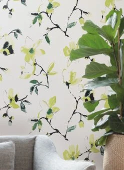 Tapete Delara Grüngelb