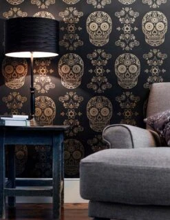 Tapete Dia De Los Muertos Schwarz -Tapeten Verkäufe Dia de los Muertos A 685101 2880x1440