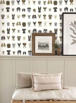 Selbstklebende Tapete Dog Days Weiss -Tapeten Verkäufe Dog Days 790601 2880x1440