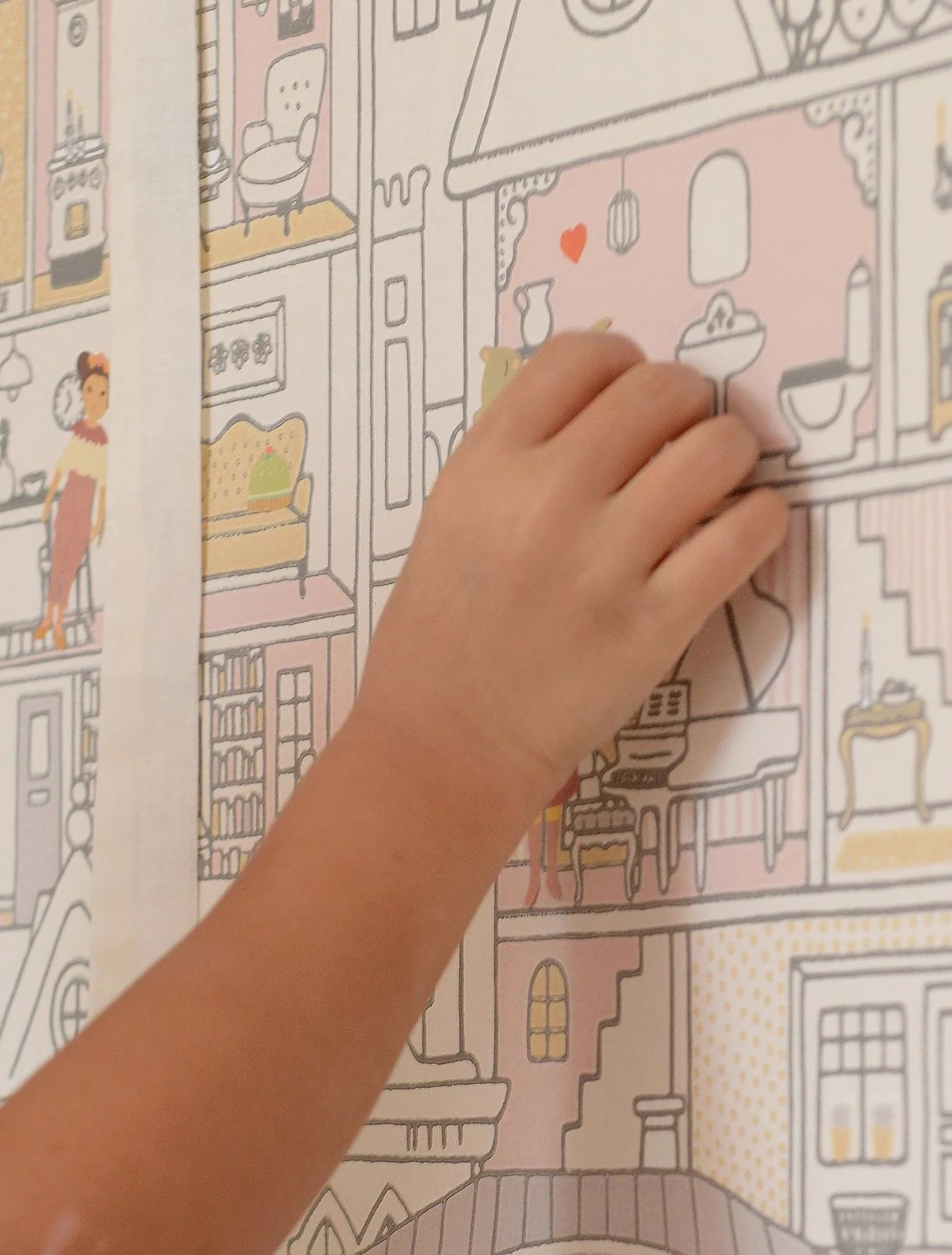 Tapete Dollhouse Cremeweiss 5 Tapete Dollhouse Cremeweiss - Image 3