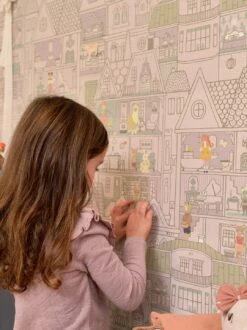 Tapete Dollhouse Grauviolett 9 Tapete Dollhouse Grauviolett -Tapeten Verkäufe Dollhouse B 389351 2880x1440