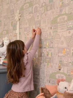 Tapete Dollhouse Grauviolett 10 Tapete Dollhouse Grauviolett -Tapeten Verkäufe Dollhouse C 389351 2880x1440