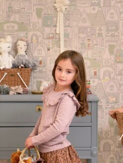 Tapete Dollhouse Grauviolett 11 Tapete Dollhouse Grauviolett -Tapeten Verkäufe Dollhouse D 389351 2880x1440