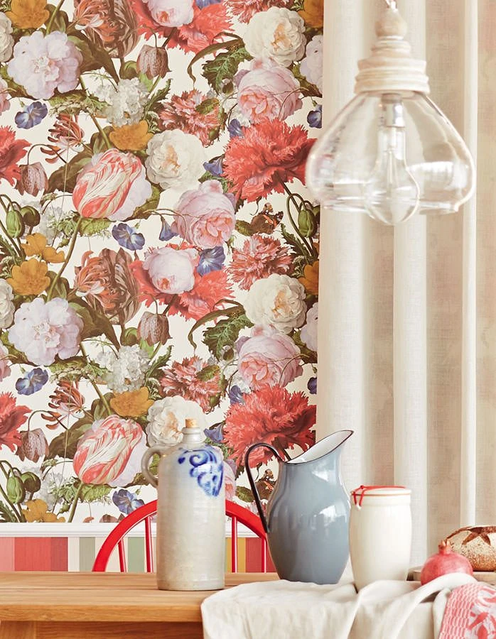 Tapete Doriana Erdbeerrot 3 Tapete Doriana Erdbeerrot