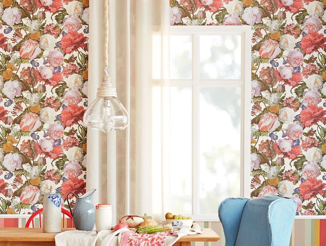 Tapete Doriana Erdbeerrot 6 Tapete Doriana Erdbeerrot - Image 4