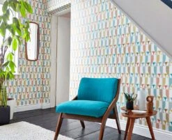 Tapete Eledra Türkisblau -Tapeten Verkäufe Eledra B 462281 2880x1440