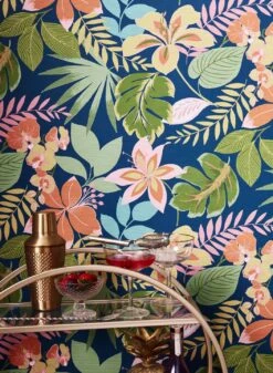 Tapete Enigma Dunkelblau