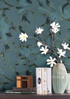 Tapete Epinal Blaugrau