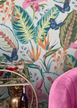 Tapete Exotic Escape Weiss