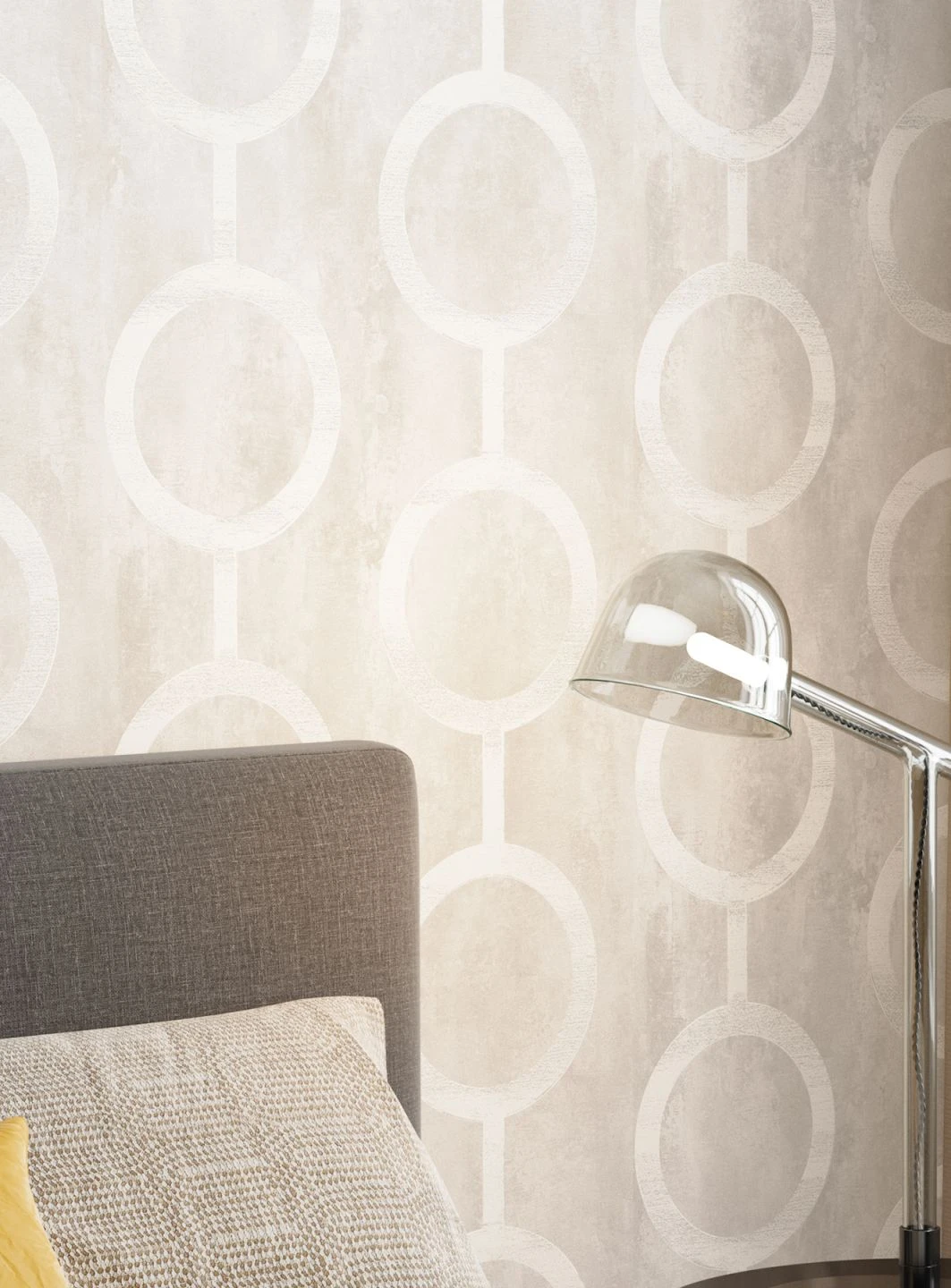 Tapete Florin Hellbeigegrau 3 Tapete Florin Hellbeigegrau