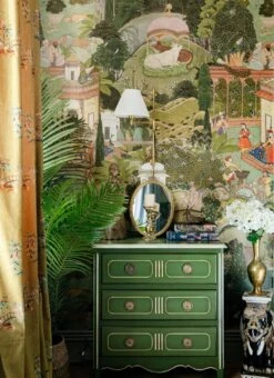 Wandbild Gardens Of Jaipur Grüntöne -Tapeten Verkäufe Gardens of Jaipur B 725311 2880x1440