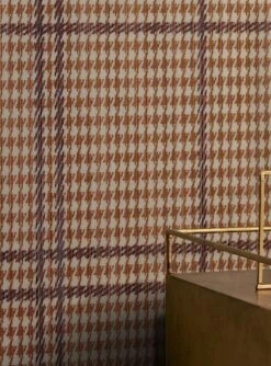 Tapete Glencheck Orange
