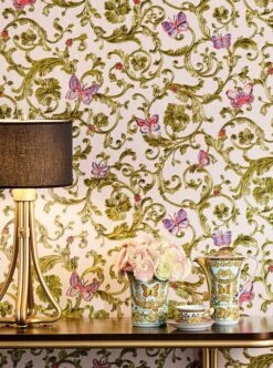 Versace Tapete Glory Zartrosa