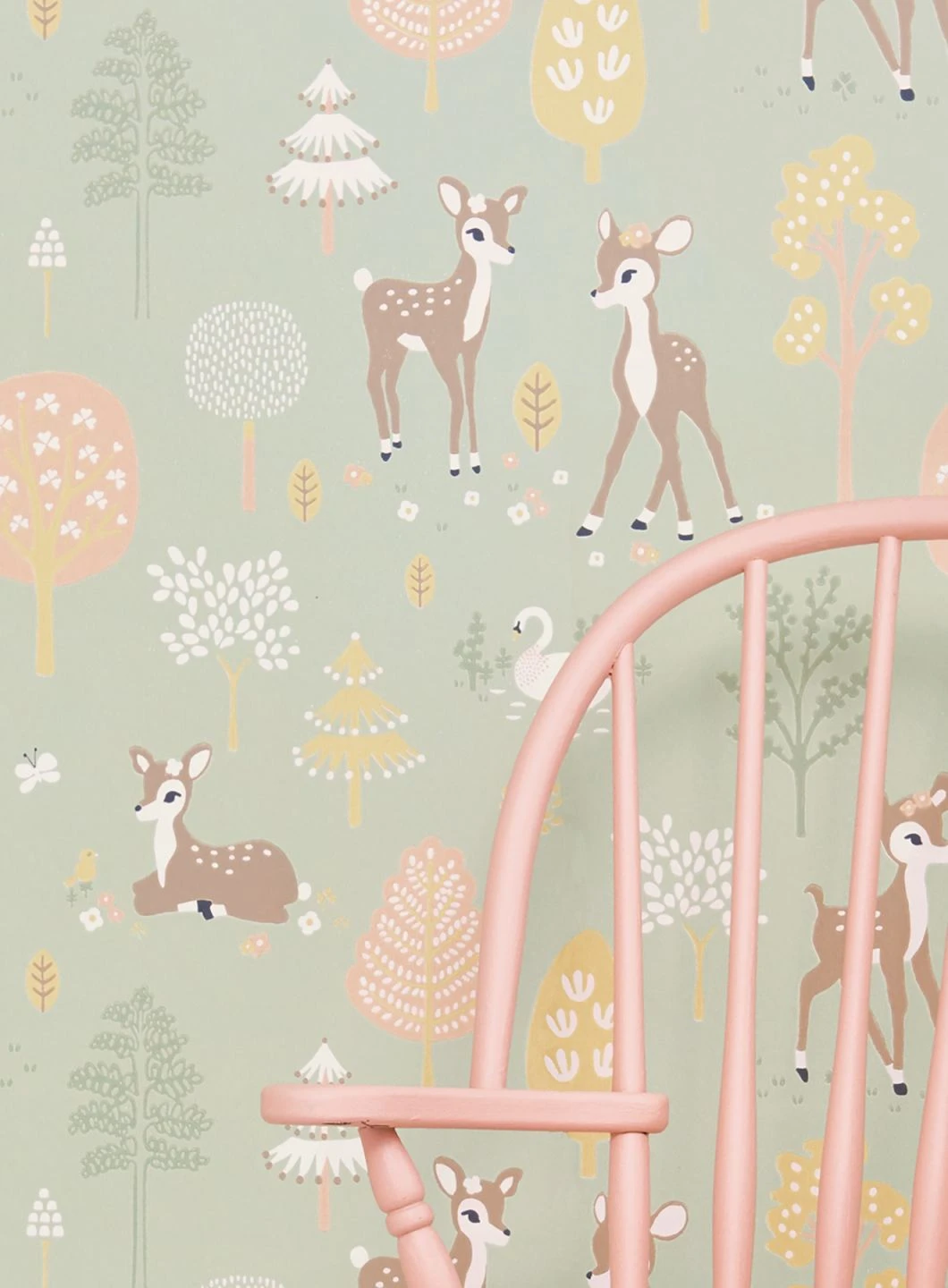 Tapete Golden Woods Blassgrün 3 Tapete Golden Woods Blassgrün