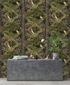 Tapete Grace Farngrün -Tapeten Verkäufe Grace B 103121 2880x1440