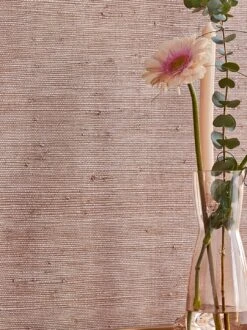 Tapete Grass On Roll 11 Rosenholz Schimmer