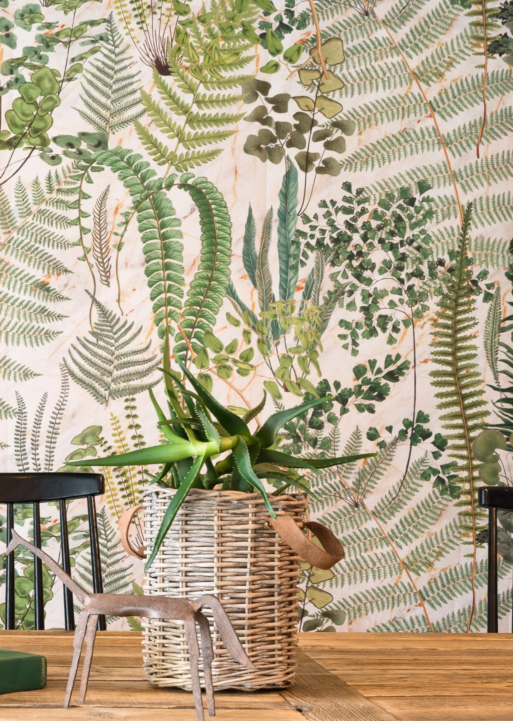 Wandbild Green Sanctuary Grauweiss 3 Wandbild Green Sanctuary Grauweiss