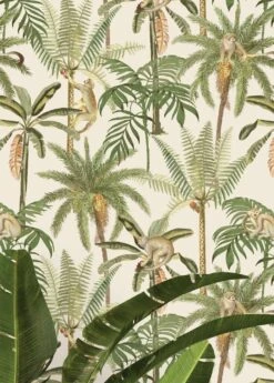 Tapete Greenery Grüntöne