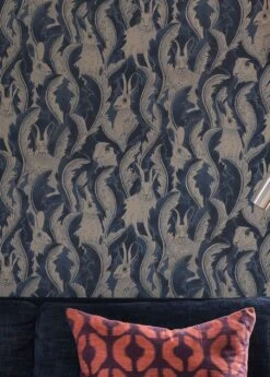 Tapete Hares In Hiding Stahlblau -Tapeten Verkäufe Hares in Hiding C 975151 2880x1440