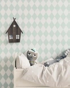 Ferm LIVING Tapete Harlequin Blassgrün -Tapeten Verkäufe Harlequin B 420141 2880x1440