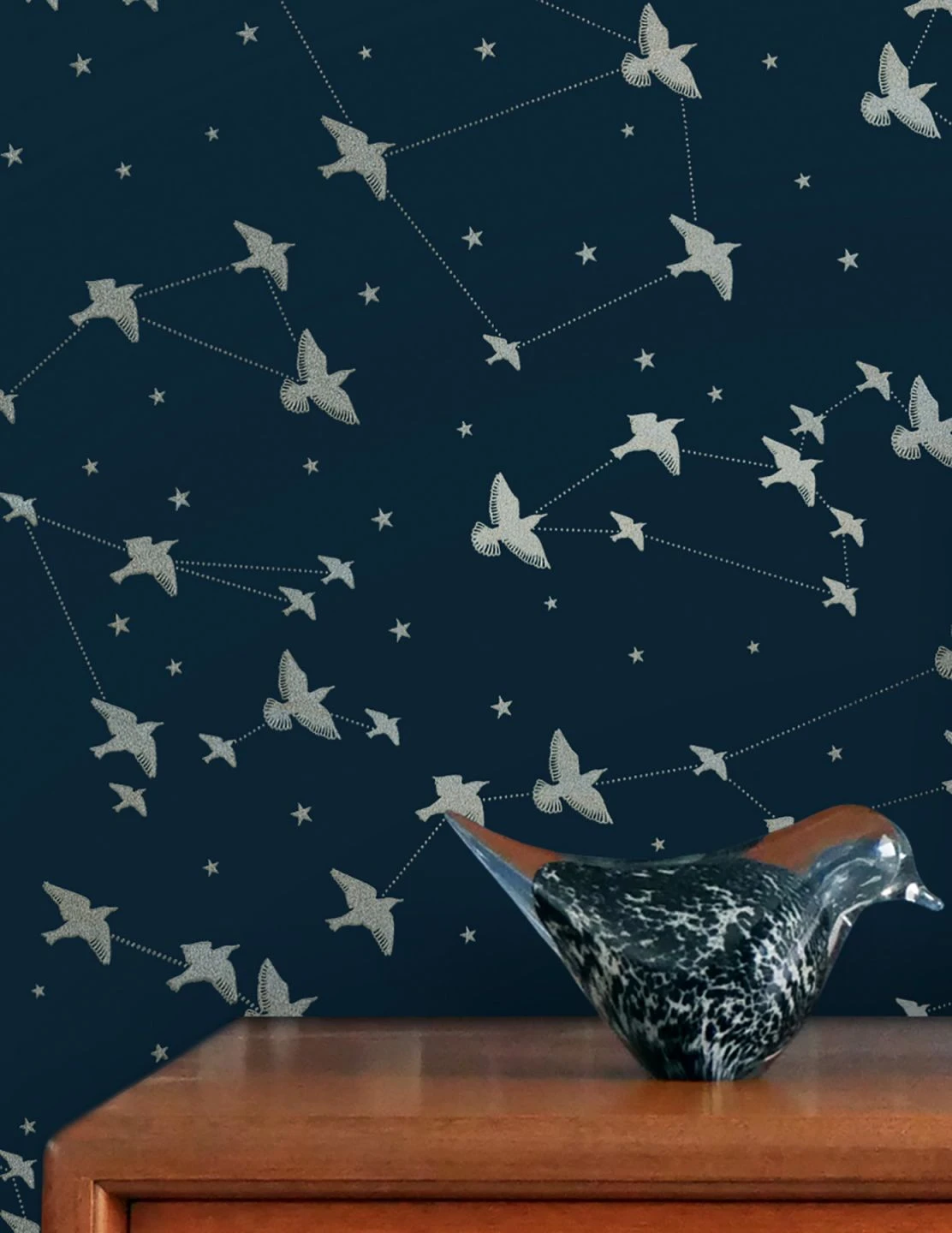 Tapete Hermine Graublau 3 Tapete Hermine Graublau