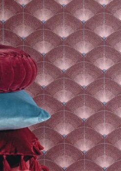 Tapete Hiromono Mahagonibraun