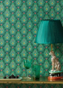 Tapete Imaginarium Dunkelgrün -Tapeten Verkäufe Imaginarium B 821962 2880x1440