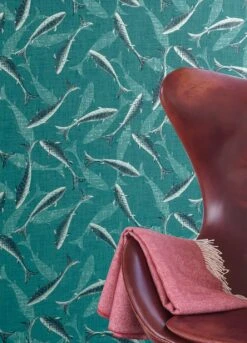 Tapete Immola Wasserblau