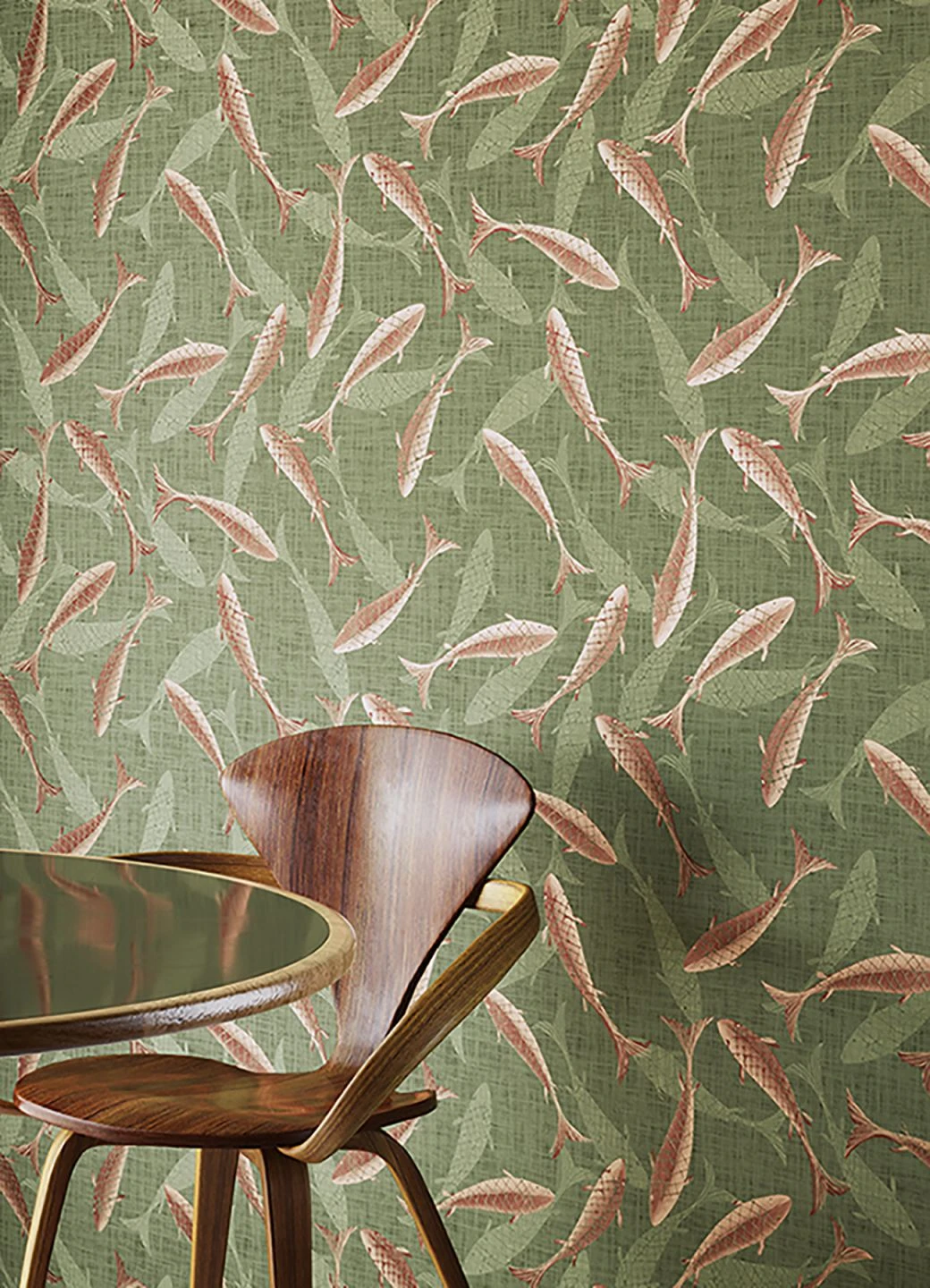 Tapete Immola Schilfgrün 3 Tapete Immola Schilfgrün