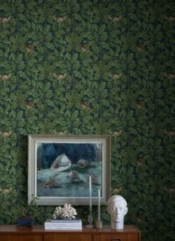 Tapete In The Oak Blaugrün -Tapeten Verkäufe In the Oak C 452411 2880x1440