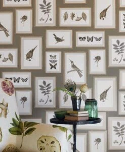 Tapete Jara Olivgrau