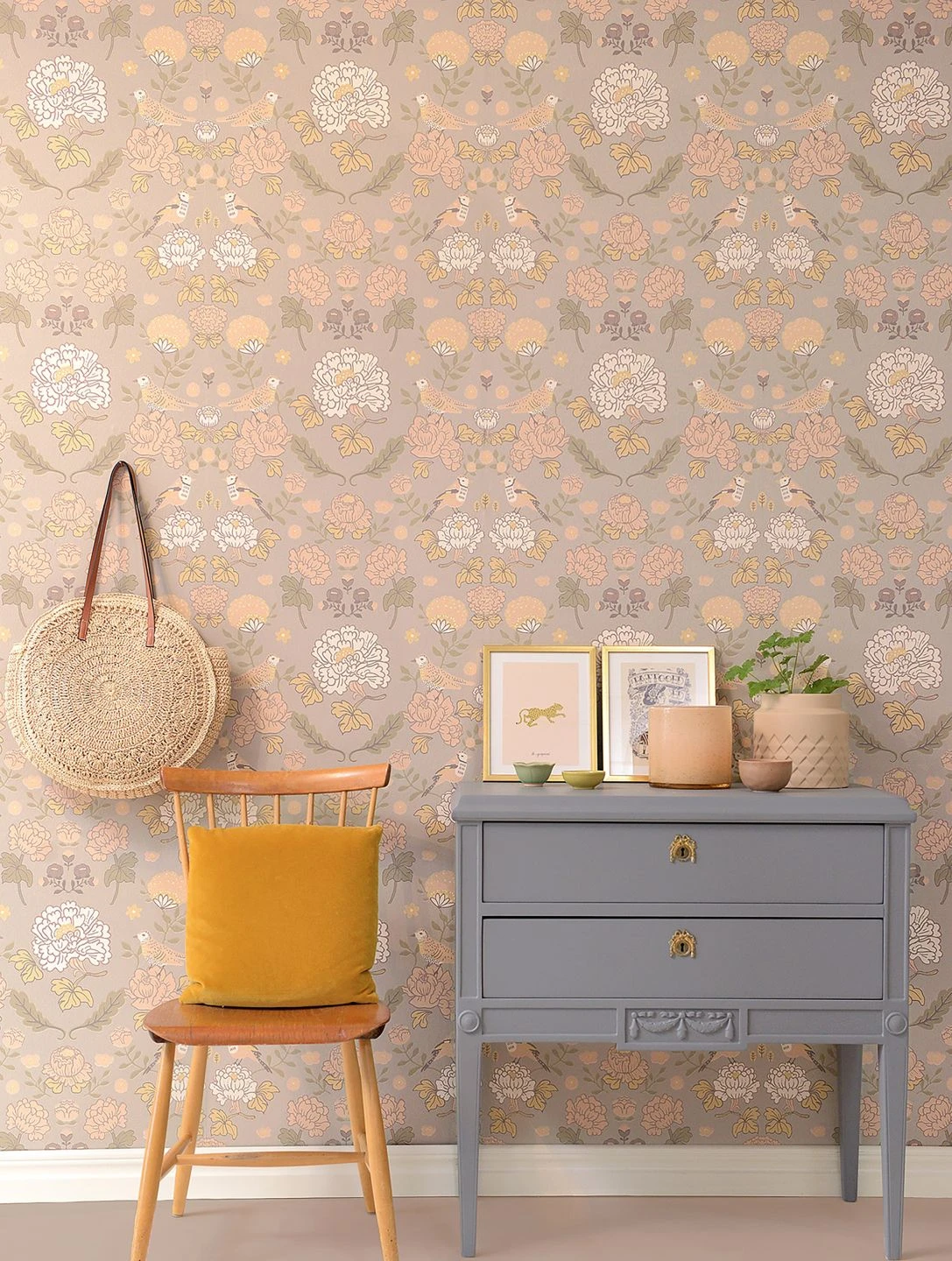 Tapete June Hellgrau 7 Tapete June Hellgrau – Bild 5