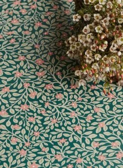 Tapete Karina Blaugrün