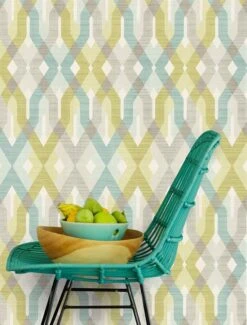 Tapete Karus Minttürkis