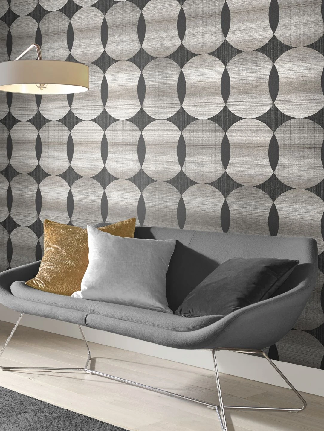 Tapete Kasavu Silbergrau Schimmer 6 Tapete Kasavu Silbergrau Schimmer - Image 4