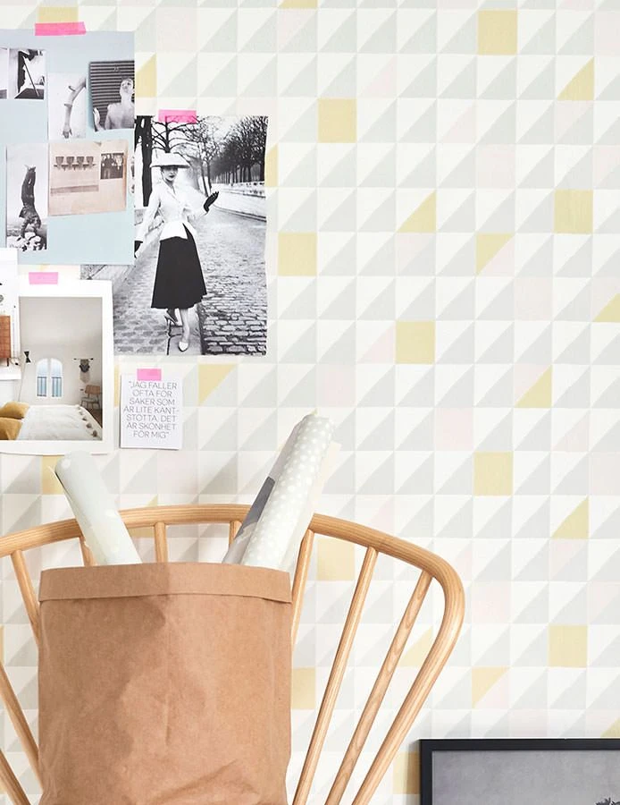 Tapete Katinka Hellgelb 3 Tapete Katinka Hellgelb