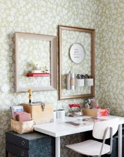 Tapete Laila Grünbeige -Tapeten Verkäufe Laila A 783013 2880x1440