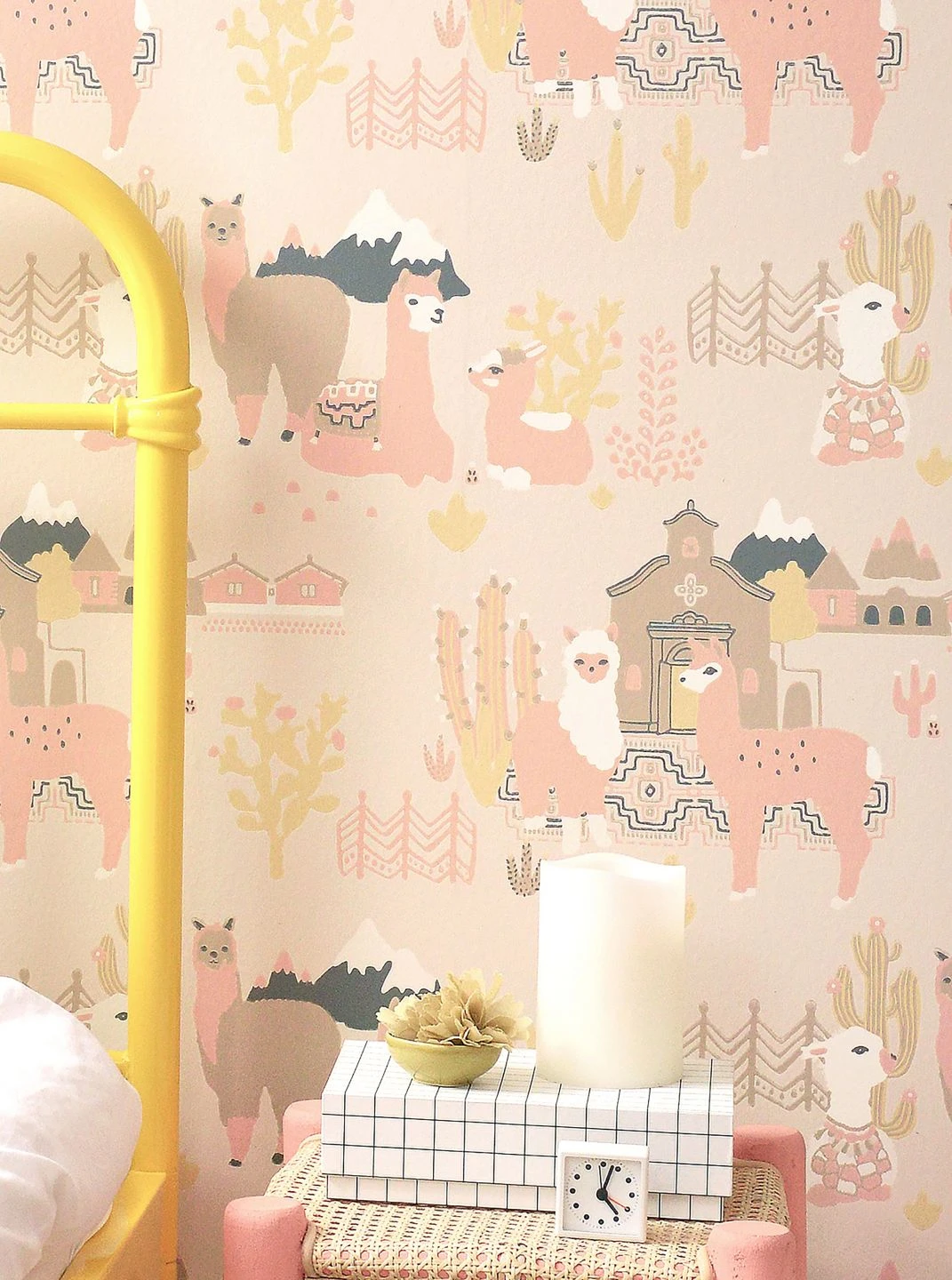 Tapete Lama Village Hellelfenbein 5 Tapete Lama Village Hellelfenbein - Image 3