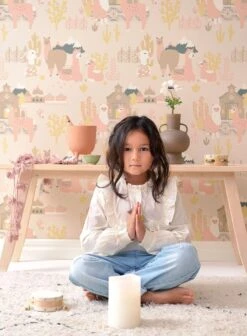 Tapete Lama Village Hellelfenbein 13 Tapete Lama Village Hellelfenbein -Tapeten Verkäufe Lama Village D 389362 2880x1440