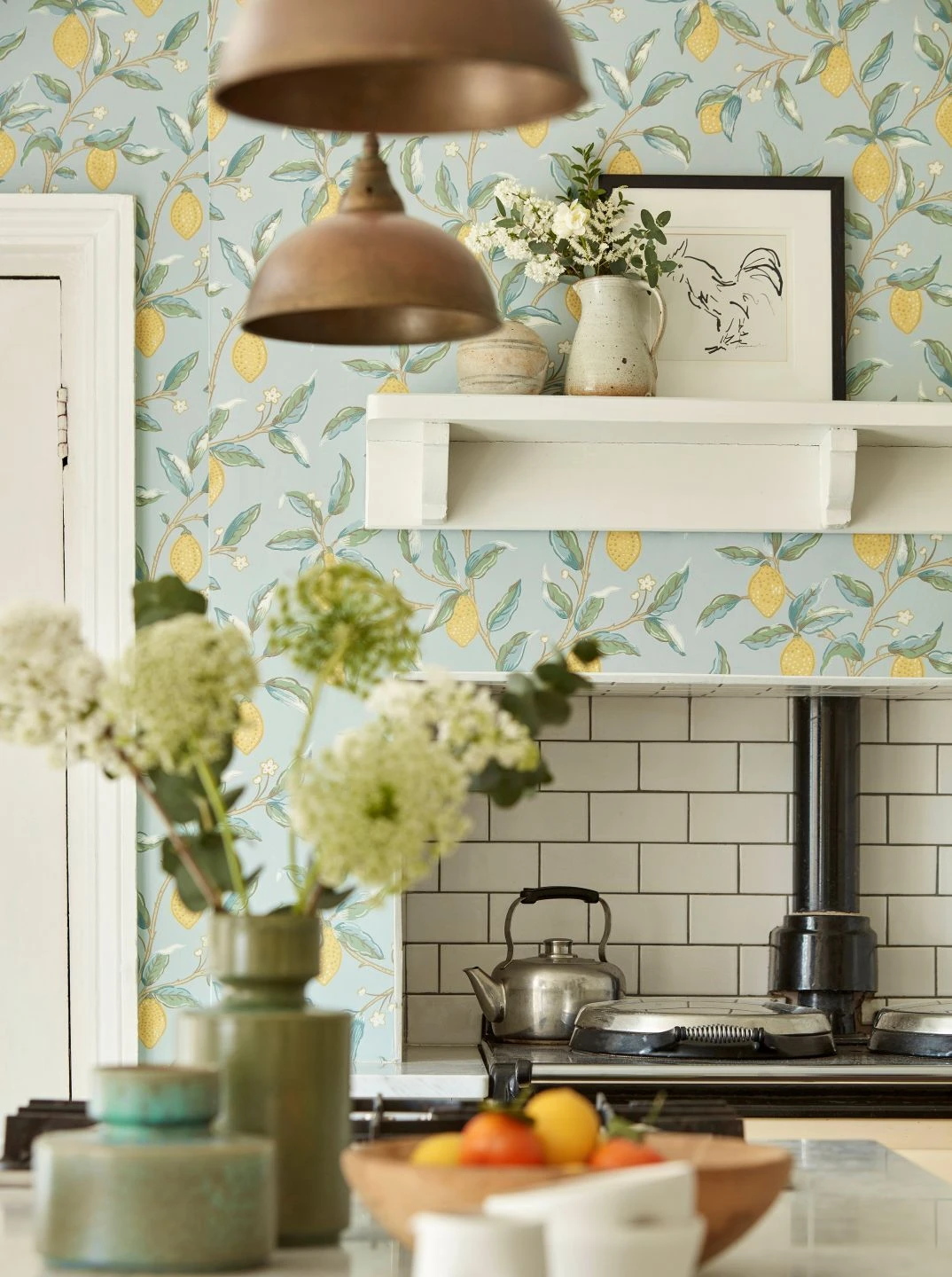 Tapete Lemon Tree Hellblaugrau 7 Tapete Lemon Tree Hellblaugrau - Image 5