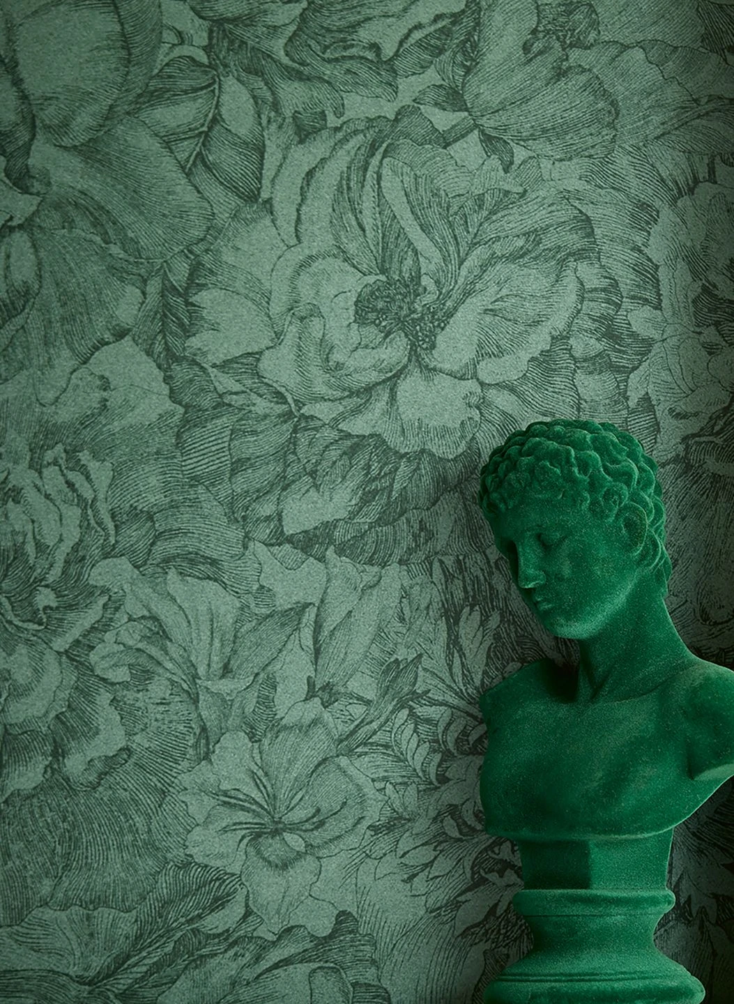 Tapete Louise Grün 3 Tapete Louise Grün