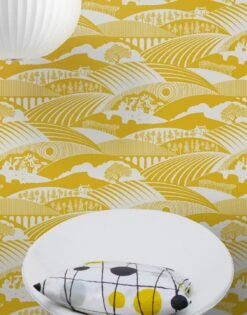 Tapete Ludovic Zitronengelb -Tapeten Verkäufe Ludovic B 835171 2880x1440