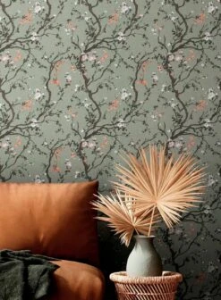 Tapete Malabar Zartgrün