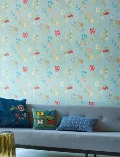 Tapete Mallorie Pastelltürkis -Tapeten Verkäufe Mallorie A 821401 2880x1440