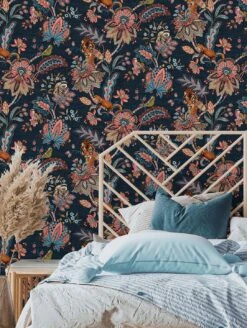 Tapete Manali Graublau -Tapeten Verkäufe Manali B 104672 2880x1440