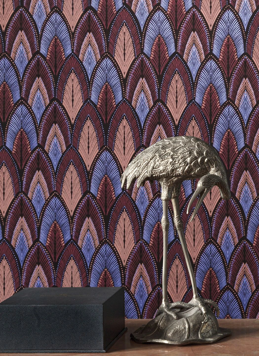 Tapete Maris Blauviolett 3 Tapete Maris Blauviolett