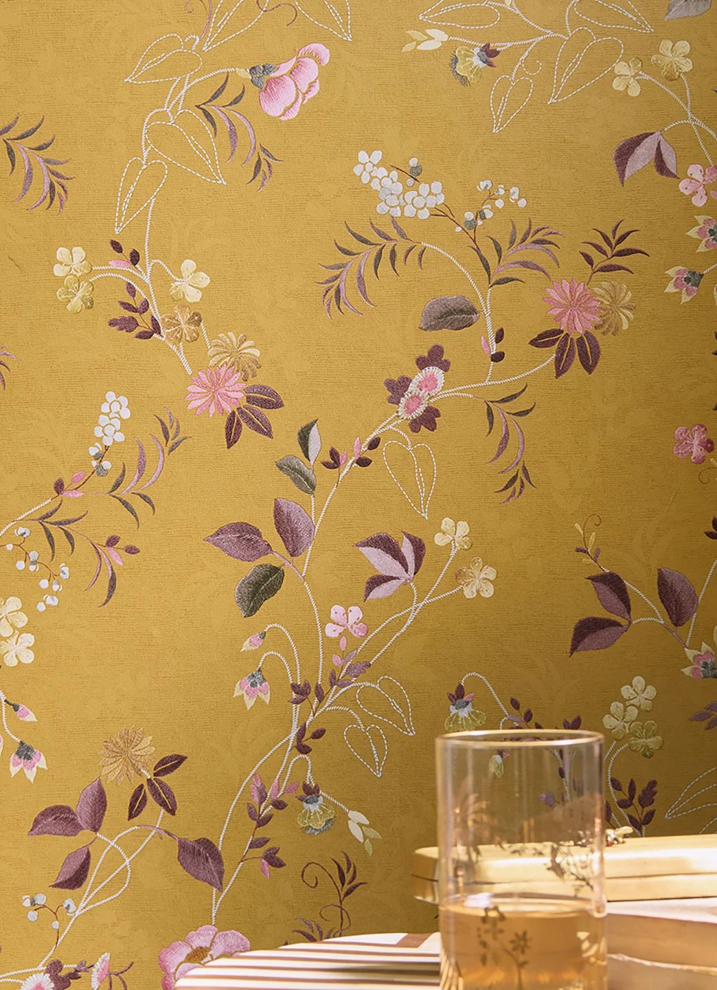 Tapete Marley Ockergelb 3 Tapete Marley Ockergelb