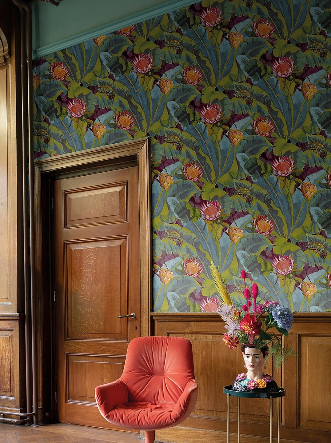 Tapete Martinique Türkisblau 3 Tapete Martinique Türkisblau