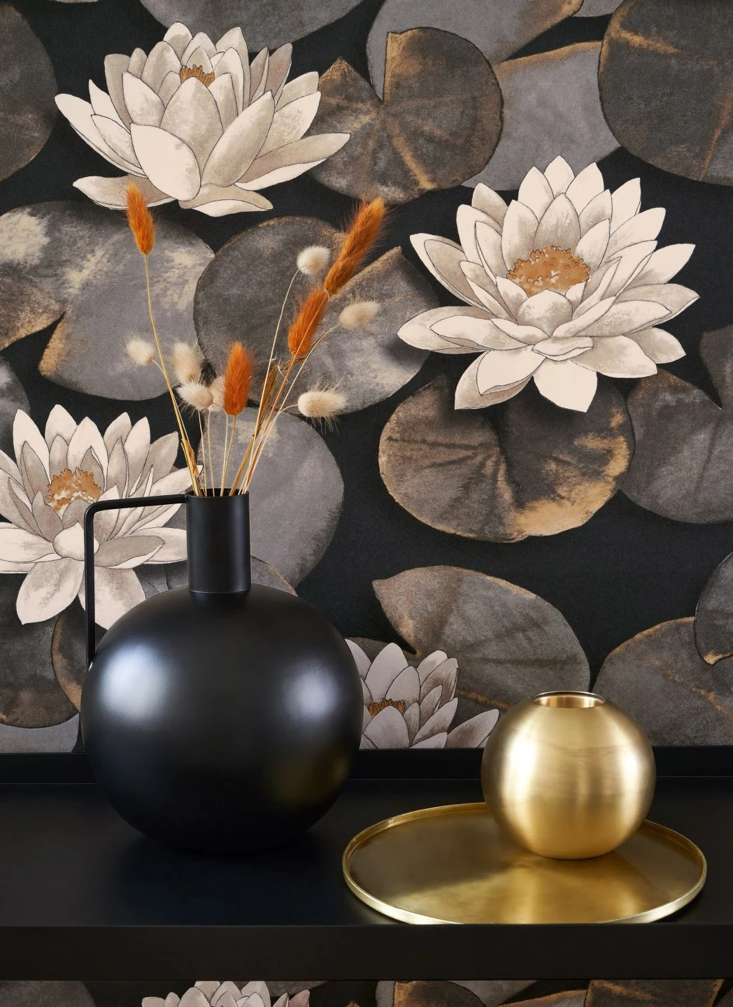 Tapete Mathilde Anthrazit 3 Tapete Mathilde Anthrazit