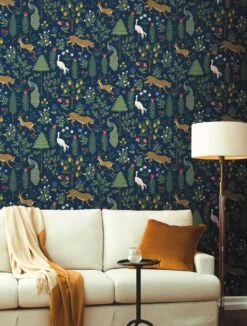 Tapete Menagerie Dunkelblau -Tapeten Verkäufe Menagerie B 790455 2880x1440